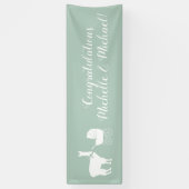 Llama-Baby shower Spandoek (Verticaal)
