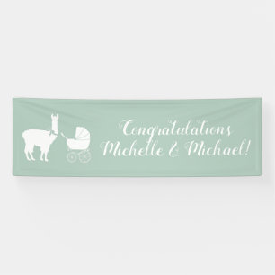 Llama-Baby shower Spandoek