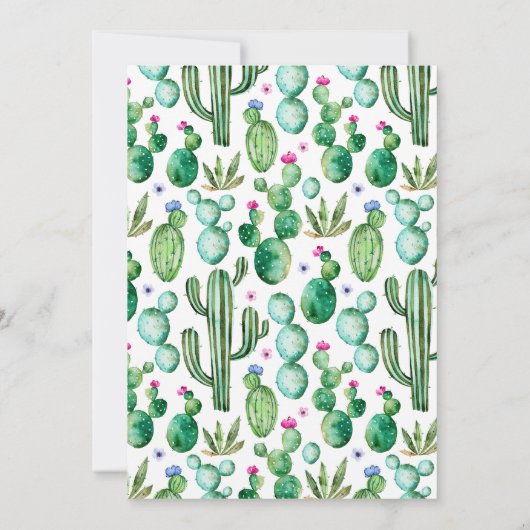 Llama Baby shower Uitnodiging (Achterkant)