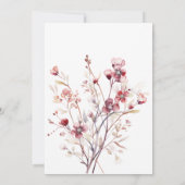 Llama Baby shower Uitnodiging (Achterkant)