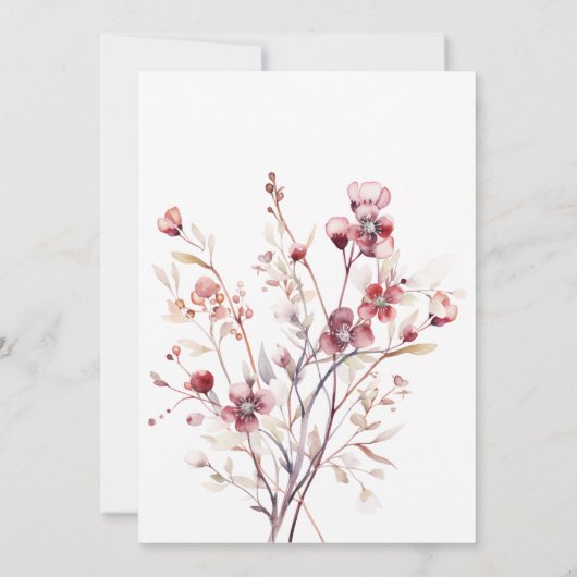 Llama Baby shower Uitnodiging (Achterkant)