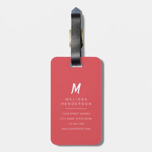 Llama Bagage Labels (Achterkant verticaal)