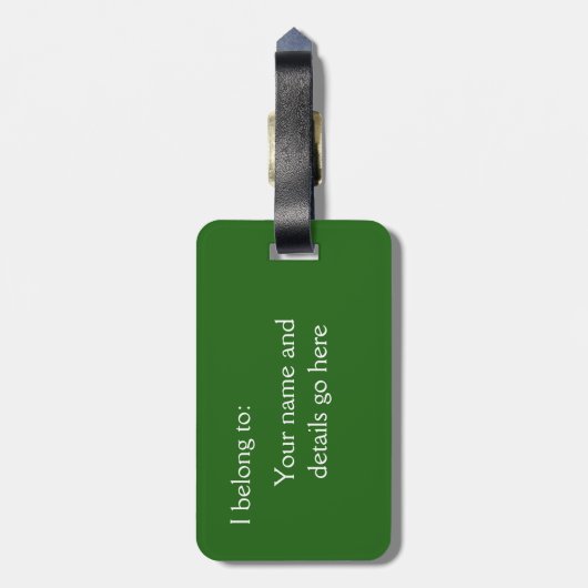 Llama Bagagelabel (Achterkant verticaal)