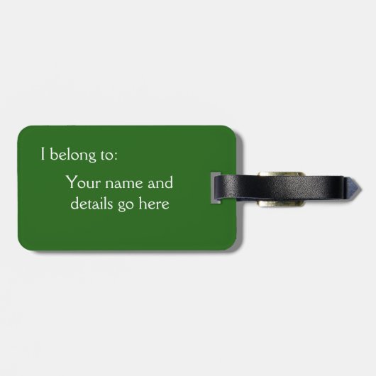 Llama Bagagelabel (Achterkant horizontaal)