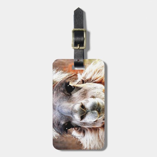 Llama Bagagelabel (Voorkant verticaal)