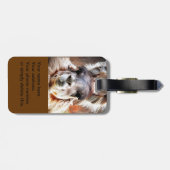 Llama Bagagelabel (Achterkant horizontaal)