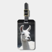 Llama-Bagagelabel glimlachen Bagagelabel (Voorkant verticaal)