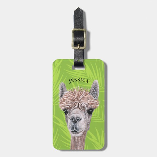 Llama-Bagagelabels Bagagelabel (Voorkant verticaal)