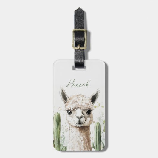 Llama-Bagagelabels Bagagelabel (Voorkant verticaal)