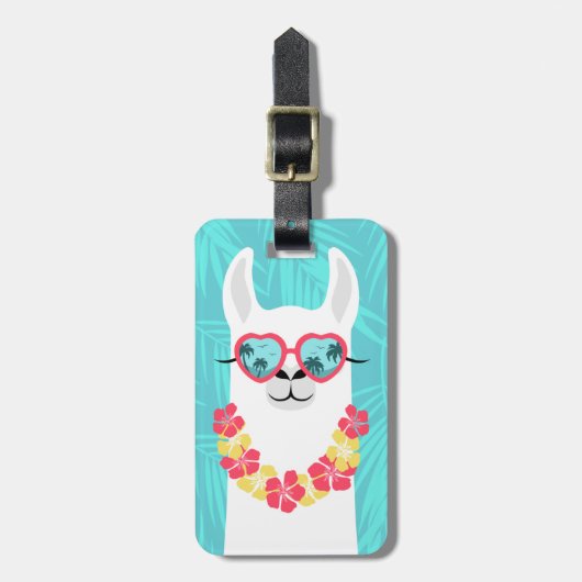 Llama-Bagagelabels Bagagelabel (Voorkant verticaal)