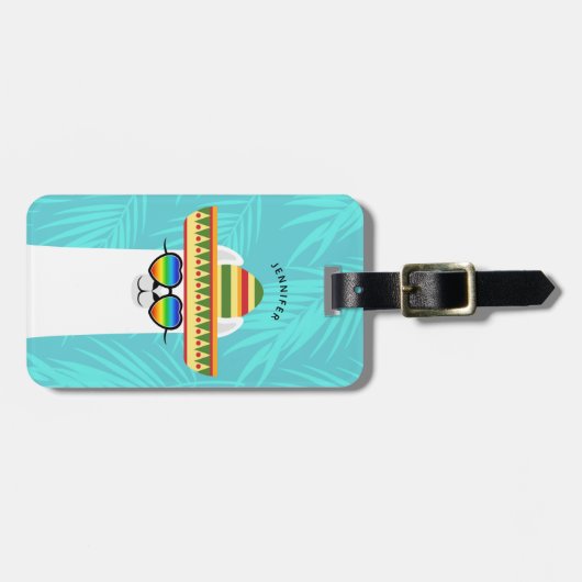 Llama-Bagagelabels Bagagelabel (Voorkant horizontaal)