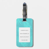 Llama-Bagagelabels Bagagelabel (Achterkant verticaal)