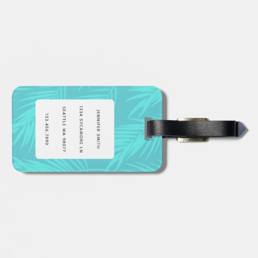 Llama-Bagagelabels Bagagelabel (Achterkant horizontaal)