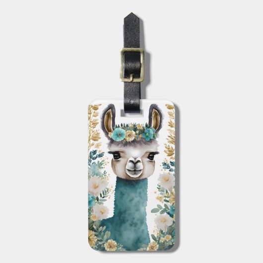 Llama-Bagagelabels Bagagelabel (Voorkant verticaal)