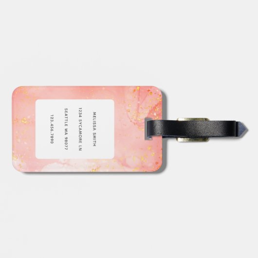 Llama-Bagagelabels Bagagelabel (Achterkant horizontaal)