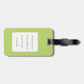 Llama-Bagagelabels Bagagelabel (Achterkant horizontaal)