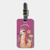 Llama-Bagagelabels Bagagelabel (Voorkant verticaal)