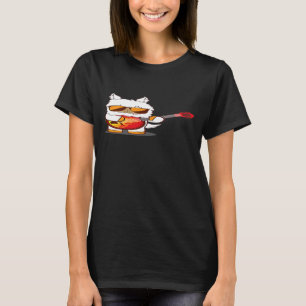 Llama Banjo Cute Alpaca Musical Instrument T-shirt