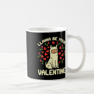 Llama Be Your Valentijn Schattigee Alpaca Mannen V Koffiemok