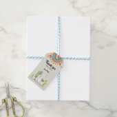 Llama bedankt labels Fiesta Cactus Alpaca Mexican Cadeaulabel (Met Touw)