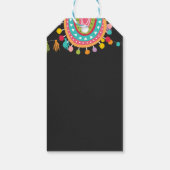 Llama bedankt labels Fiesta Cactus Alpaca Mexican Cadeaulabel (Achterkant)