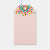 Llama bedankt labels Fiesta Cactus Alpaca Mexican Cadeaulabel (Achterkant)