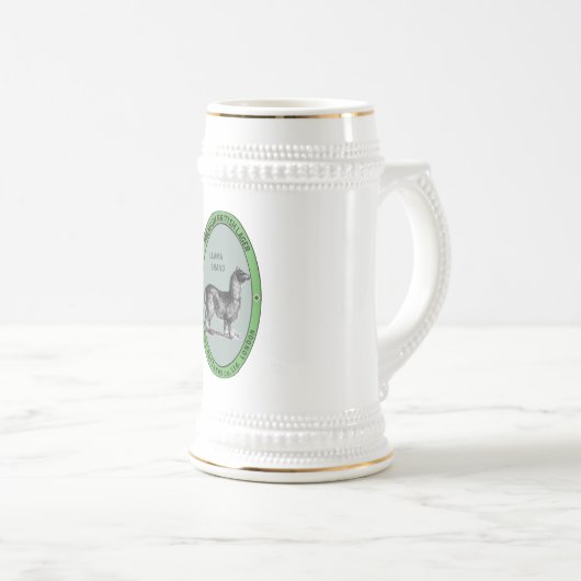Llama Beer - Beer Stein Bierpul (Voorkant rechts)