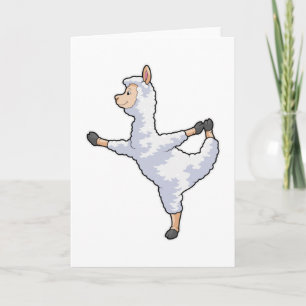 Llama bij Yoga Fitness Kaart