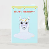 Llama Birthday Card Kaart (Voorkant)