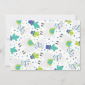 Llama Birthday Invitation Whole Llama Fun Party Kaart (Achterkant)