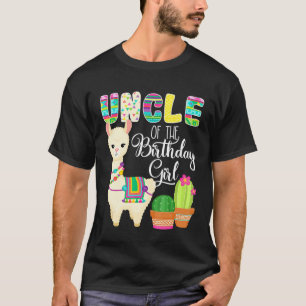 Llama Birthday oom van het 'Birthday Girl' Boerder T-shirt