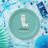  Llama Birthday Papieren Bordje (Feest)