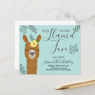 Llama Birthday Party Budget