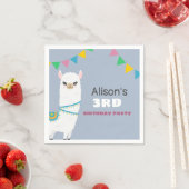 Llama Birthday Servet (Insitu)