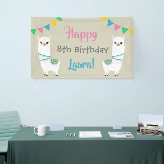 Llama Birthday Spandoek (Beurs)