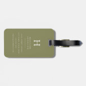 Llama Bloemen Bagage Labels (Achterkant horizontaal)