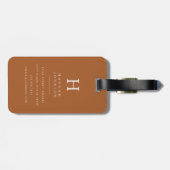 Llama Bloemen Bagage Labels (Achterkant horizontaal)