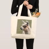 Llama Blush Grote Tote Bag (Voorkant (product))