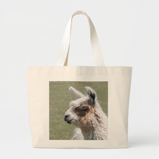 Llama Blush Grote Tote Bag (Voorkant)