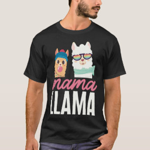 Llama Boerderij Dieren Mama Llama T-shirt