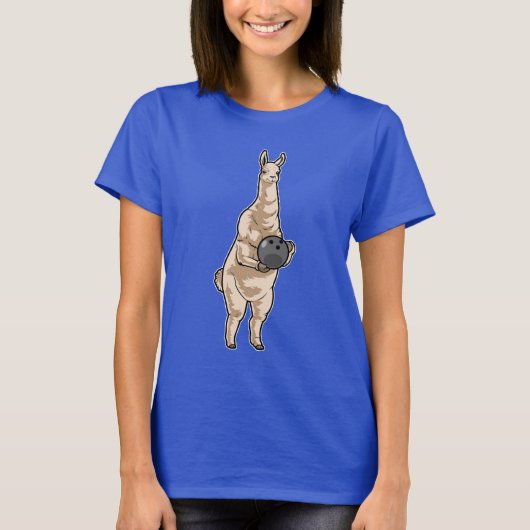 Llama Bowling bal T-shirt (Voorkant)