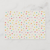 Llama Breng een boek Baby shower Fiesta Cactus Informatiekaartje (Achterkant)