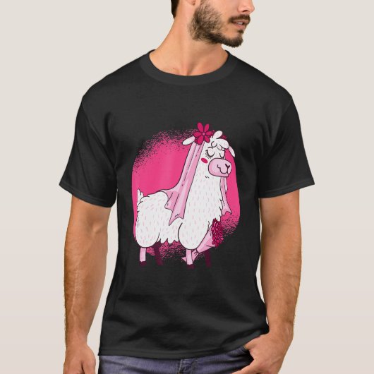 Llama Bride T-shirt (Voorkant)