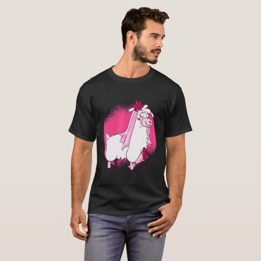 Llama Bride T-shirt (Voorkant volledig)