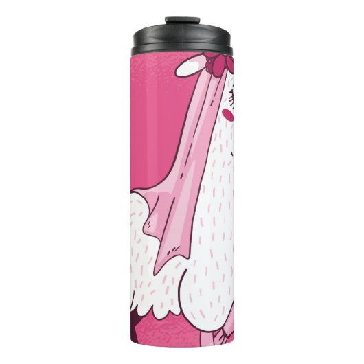 Llama Bride Thermosbeker (Voorkant)