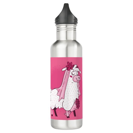 Llama Bride Waterfles (Links)