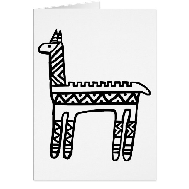 Llama-BW (Voorkant)