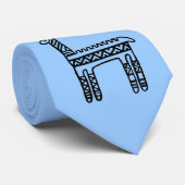 Llama-BW Stropdas (Opgerold)