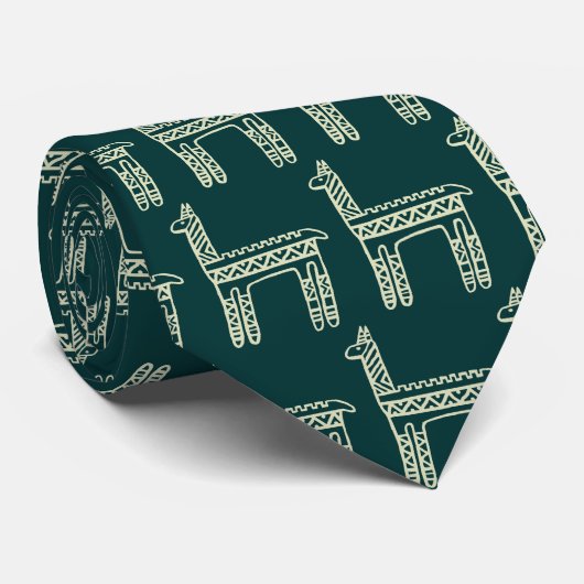 Llama BW stropdas (Opgerold)