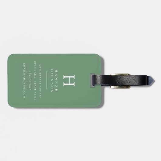 Llama Cactus Bagage Labels (Achterkant horizontaal)